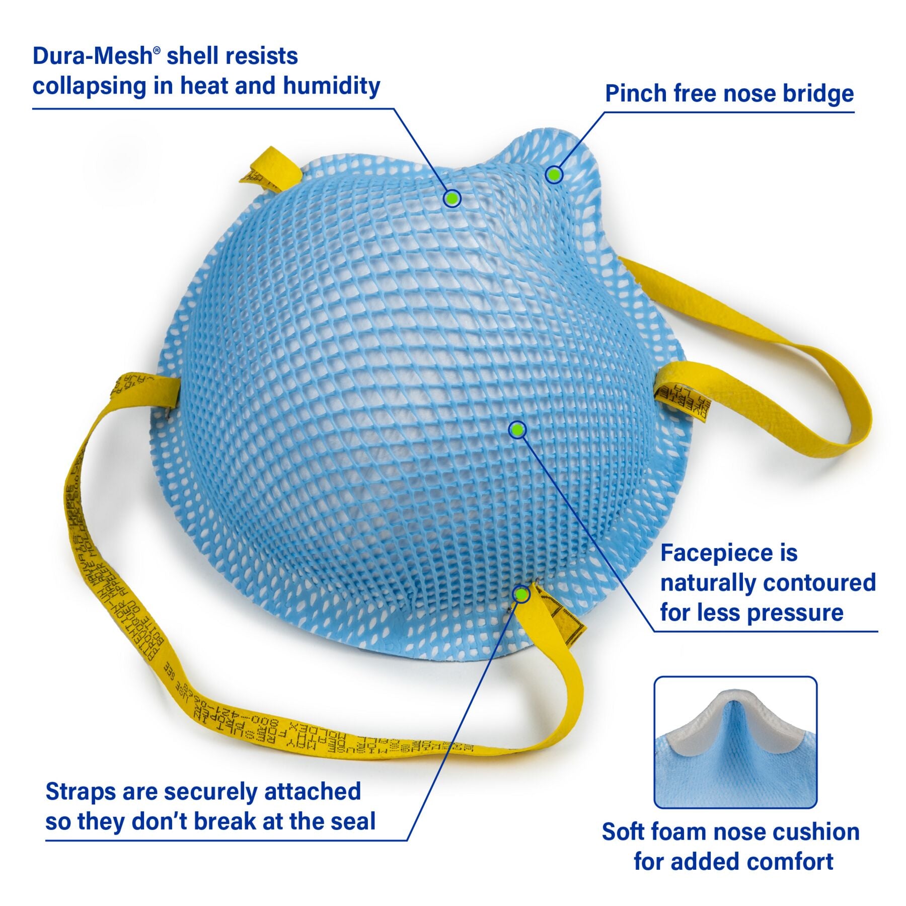 Moldex 1510 (XS Extra Small) NIOSH N95 Healthcare Respirator Mask