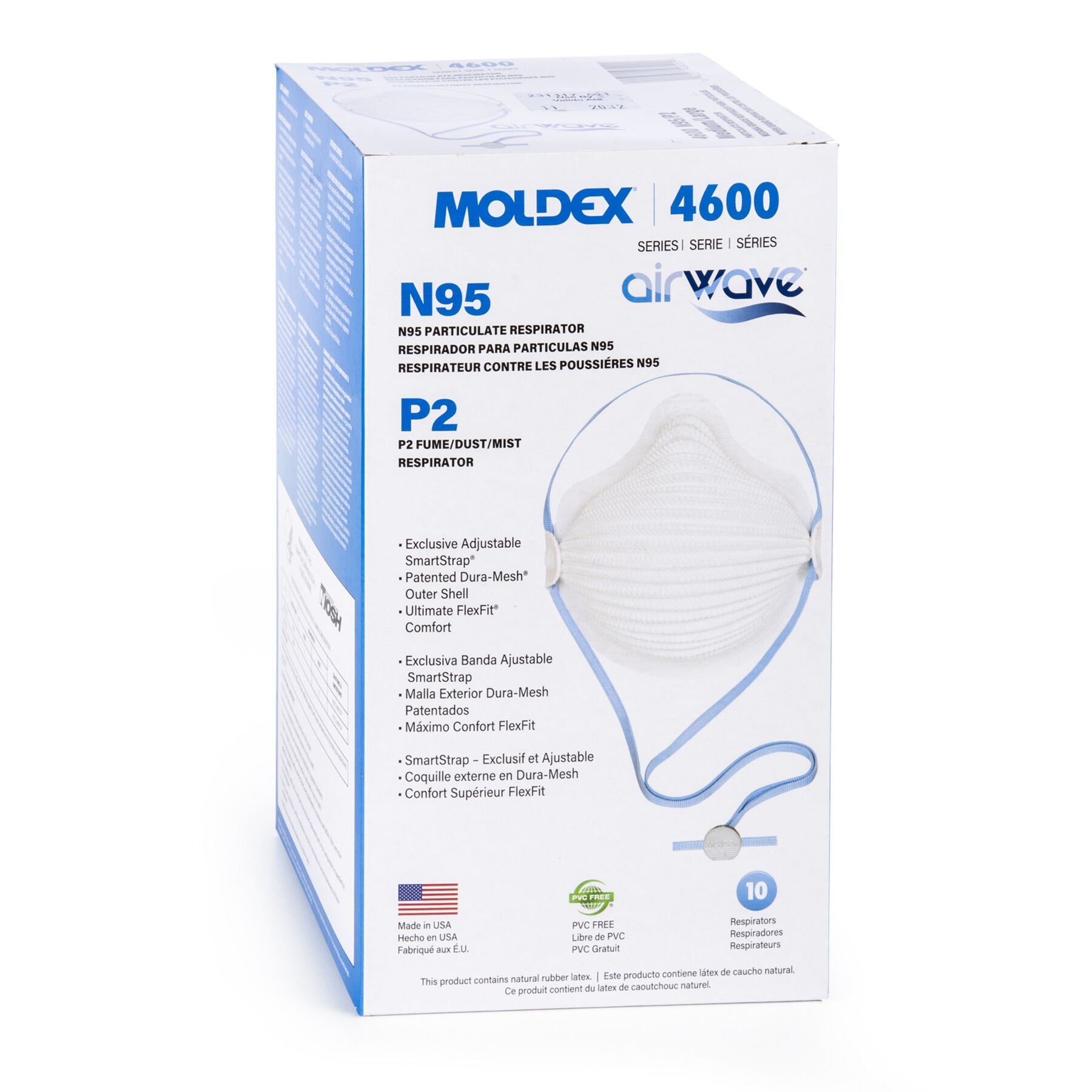 Moldex 4600 Airwave (Medium/Large) NIOSH N95 Respirator Mask